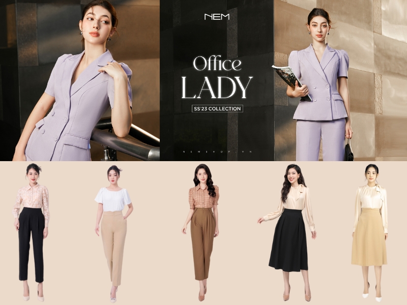 54854062-shop-quan-ao-nu-15 NEM Fashion là một trong những shop được các bạn nữ công sở yêu thích (Nguồn: Shopee Blog)