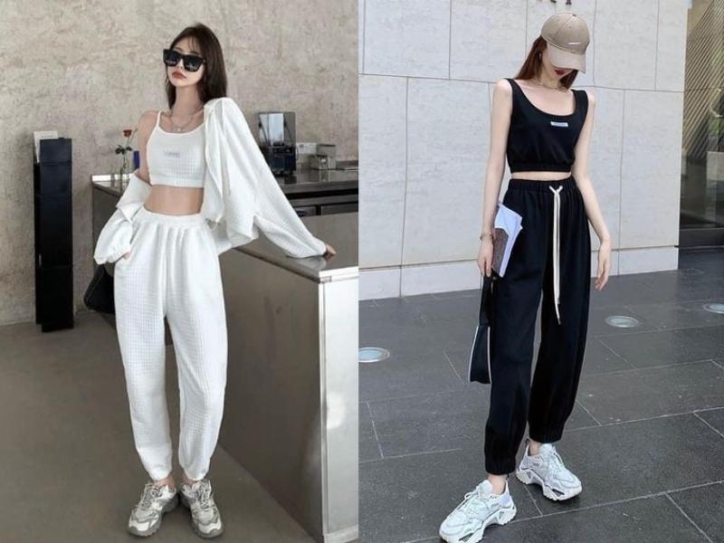6ab69698-cach-phoi-do-nu-di-choi-mua-he-25 Áo croptop hai dây cũng là một lựa chọn trẻ trung mà bạn nên thử trong mùa hè này (Nguồn: Eirlys Ryu)