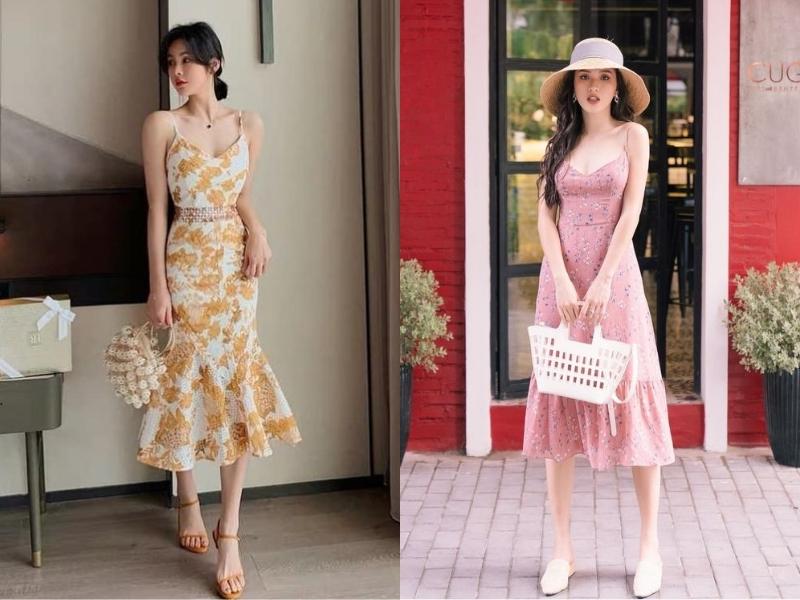 76727b3c-cach-phoi-do-nu-di-choi-mua-he-41 Đầm hoa hai dây thích hợp để bạn diện đi du lịch (Nguồn: Hana Nguyễn và Eirlys Ryu)