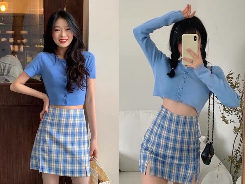 7fe441b2-mau-xanh-duong-phoi-voi-maug-gi-31 Caro giúp bạn trẻ trung và thon gọn hơn (Nguồn: Beecost)