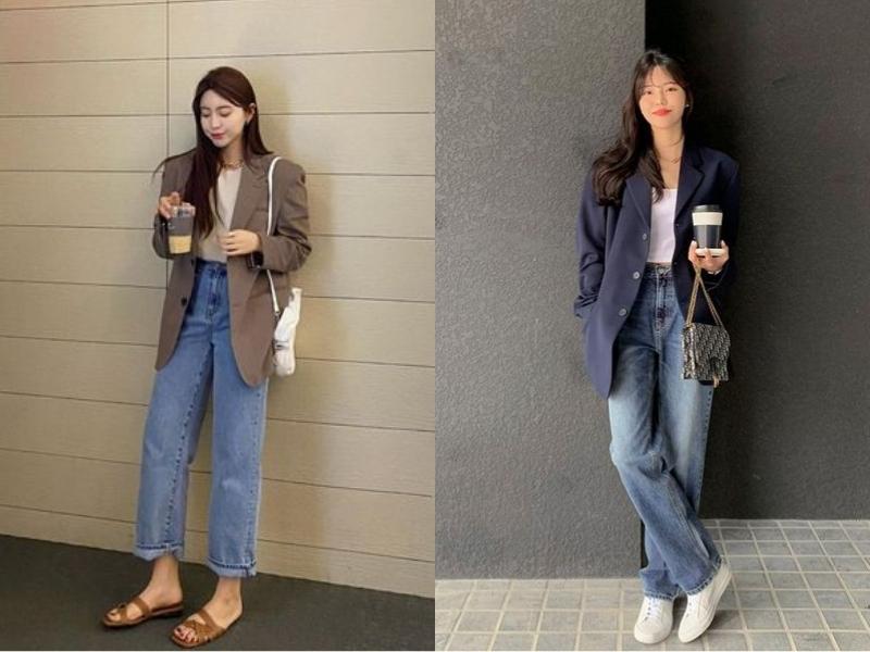 a4a9ac51-9 Phối đồ với quần jeans ống đứng giúp bạn tạo hiệu ứng chân dài hơn (Nguồn: yesstyle.com)