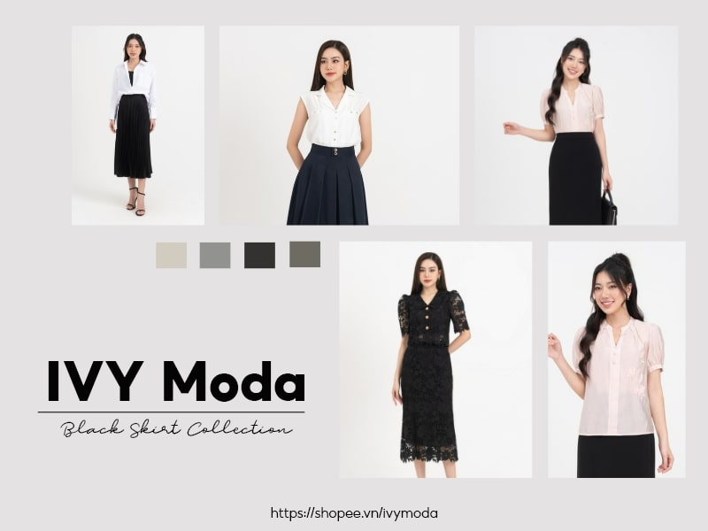 aa46a6cf-cach-phoi-do-voi-chan-vay-den-23 Phá cách cho thời trang công sở cùng IVY Moda (Nguồn: IVY Moda)