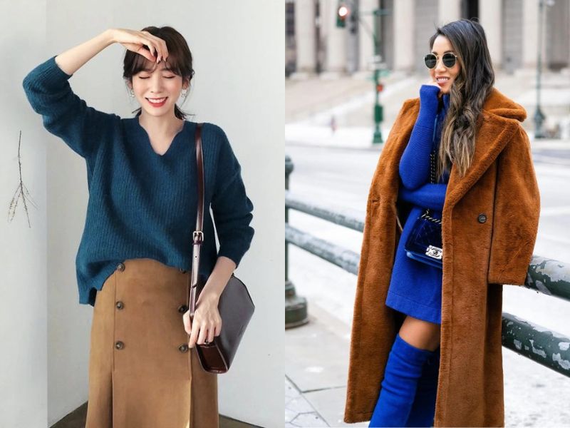 aeeadf1b-mau-xanh-duong-phoi-voi-maug-gi-45 Dù theo phong cách cầu kỳ hay đơn giản, phối màu xanh dương và nâu đều giúp bạn nổi bật (Nguồn: aFamily/ Vua nệm)