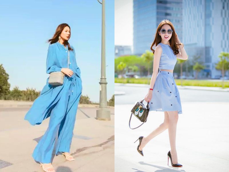c558c6d4-mau-xanh-duong-phoi-voi-maug-gi-10 Nếu chưa biết màu xanh dương phối với màu gì, bạn có thể thử mặc full set xanh dương (Nguồn: 2sao/ Gia đình)