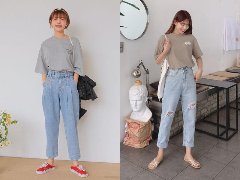 ca53ad34-31 Quần baggy jeans nữ giúp bạn che đi khuyết điểm phần hông và chân (Nguồn: en.stylenanda.com)