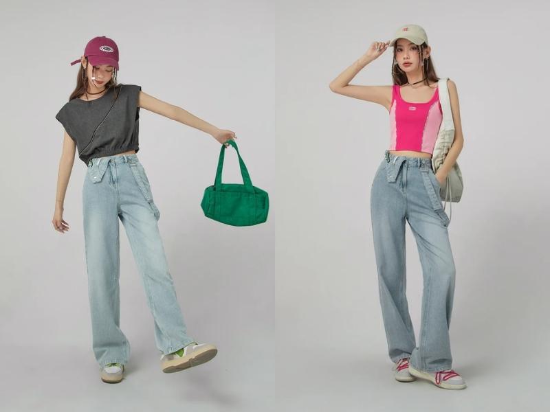 cacfe294-40 Áo tank top cũng là item dễ phối đồ đi chơi (Nguồn: chuumade.com)