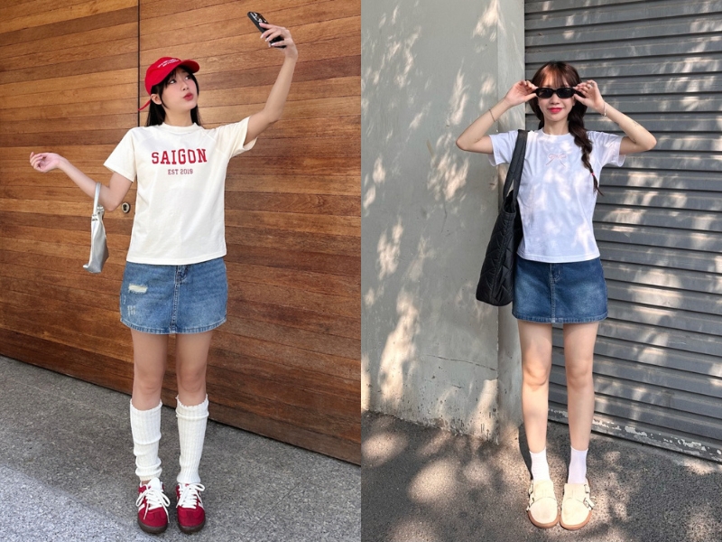 cdaf4833-cach-phoi-do-nu-di-choi-mua-he-01 Phối áo baby tee với chân váy jean ngắn
