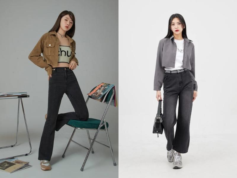 ceebf9a3-47 Kết hợp thêm một áo khoác tương phản bên ngoài là đã có một set đồ vừa cá tính vừa năng động (Nguồn: chuumade.com và lewkin.com)