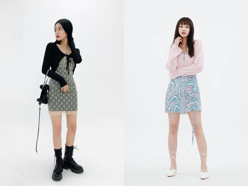 e7e315e6-mix-do-voi-vay-len-body-4 Áo cardigan thường làm từ vải dệt kim (Nguồn: lewkin.com)