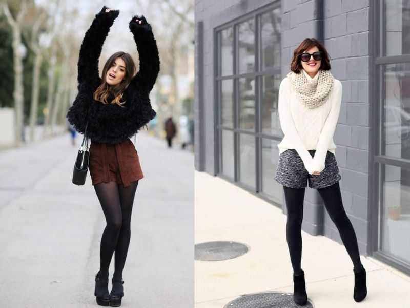 e96fe8af-phoi-do-voi-quan-short-nu-21 Quần short kết hợp với áo gì vào mùa đông