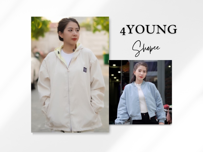 f5ff372f-phoi-do-voi-ao-bomber-nu-24 4YOUNG.clothing mang đến nhiều mẫu áo bomber vải dù thoáng mát (Nguồn: Shopee Blog)